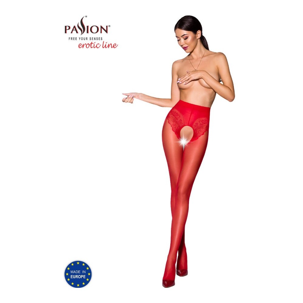 PASSION - TIOPEN 006 COLLANT ROSSO 1/2 30 DEN