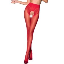 PASSION - TIOPEN 006 RED TIGHTS 1/2 30 DEN