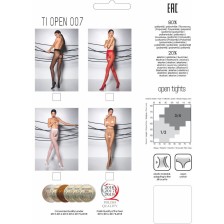 PASSION - TIOPEN 007 WEISSE STRUMPFHOSE 3/4 20 DEN