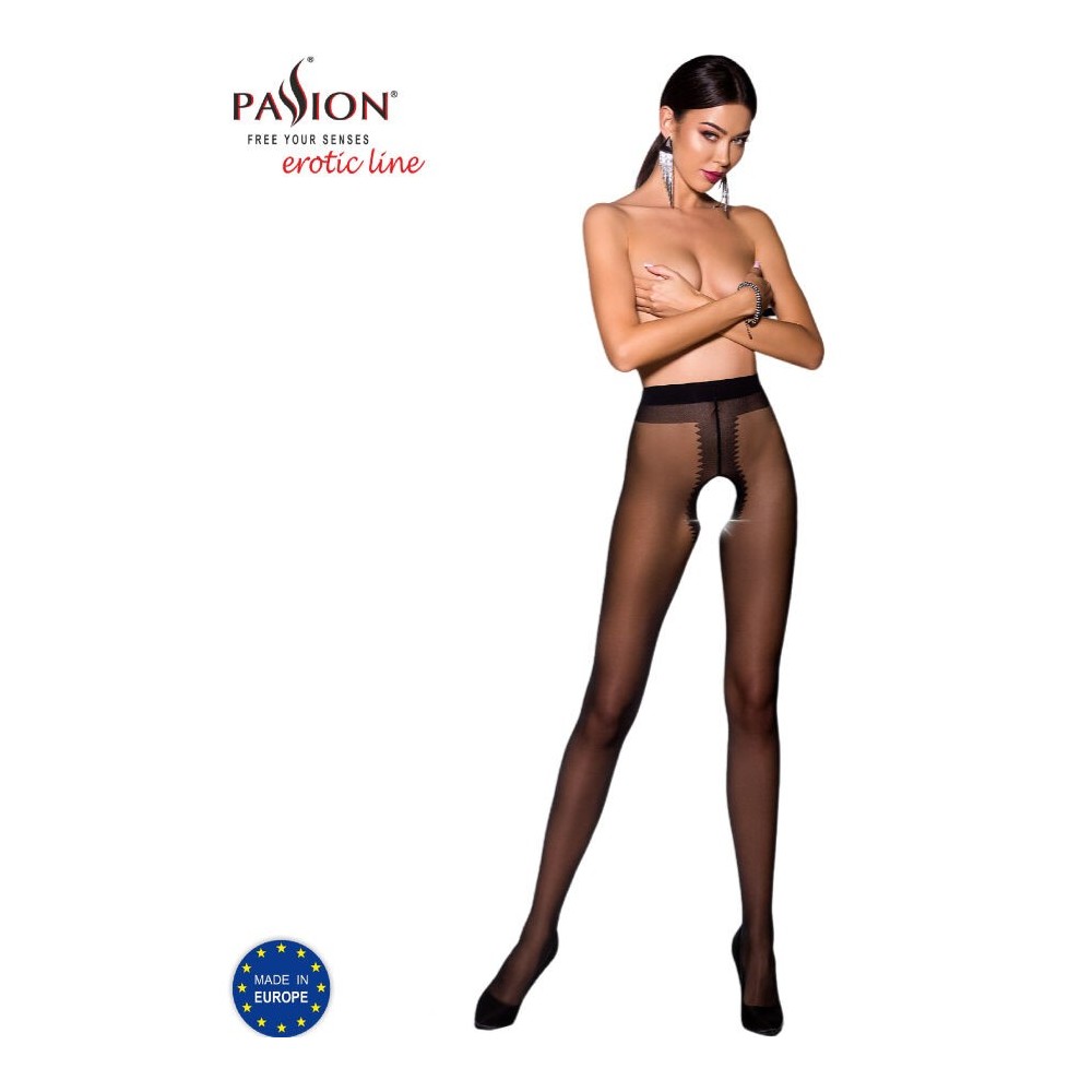 PASSION - COLLANT TIOPEN 007 NERO 1/2 20 DEN