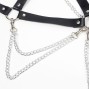 SUBBLIME - HARNESS BRA WITH CHAINDETAIL ONE SIZE