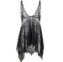 SUBBLIME - BABYDOLL-STOFF TÜLL BRUSTSPITZE S/M