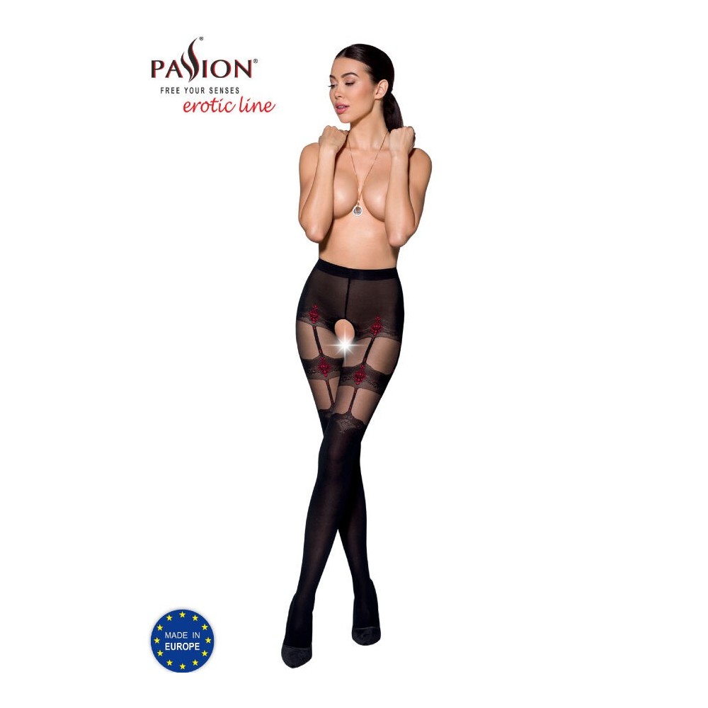 PASSION - TIOPEN 017 BLACK TIGHTS 1/2 20/40 DEN