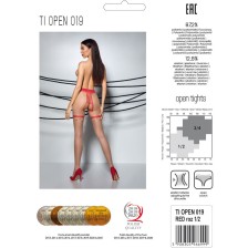 PASSION - TIOPEN 019 COLLANT ROSSO 1/2 20 DEN