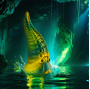 EPIC - CETUS GREEN TENTACLE DILDO SMALL SIZE