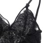 SUBBLIME - BABYDOLL WITH ADJUSTABLE LACE STRAPS BLACK L/XL