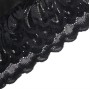 SUBBLIME - BABYDOLL WITH FLORAL PRINT CHEST BLACK S/M