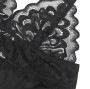 SUBBLIME - BABYDOLL CON PETTO STAMPA FLOREALE NERO L/XL