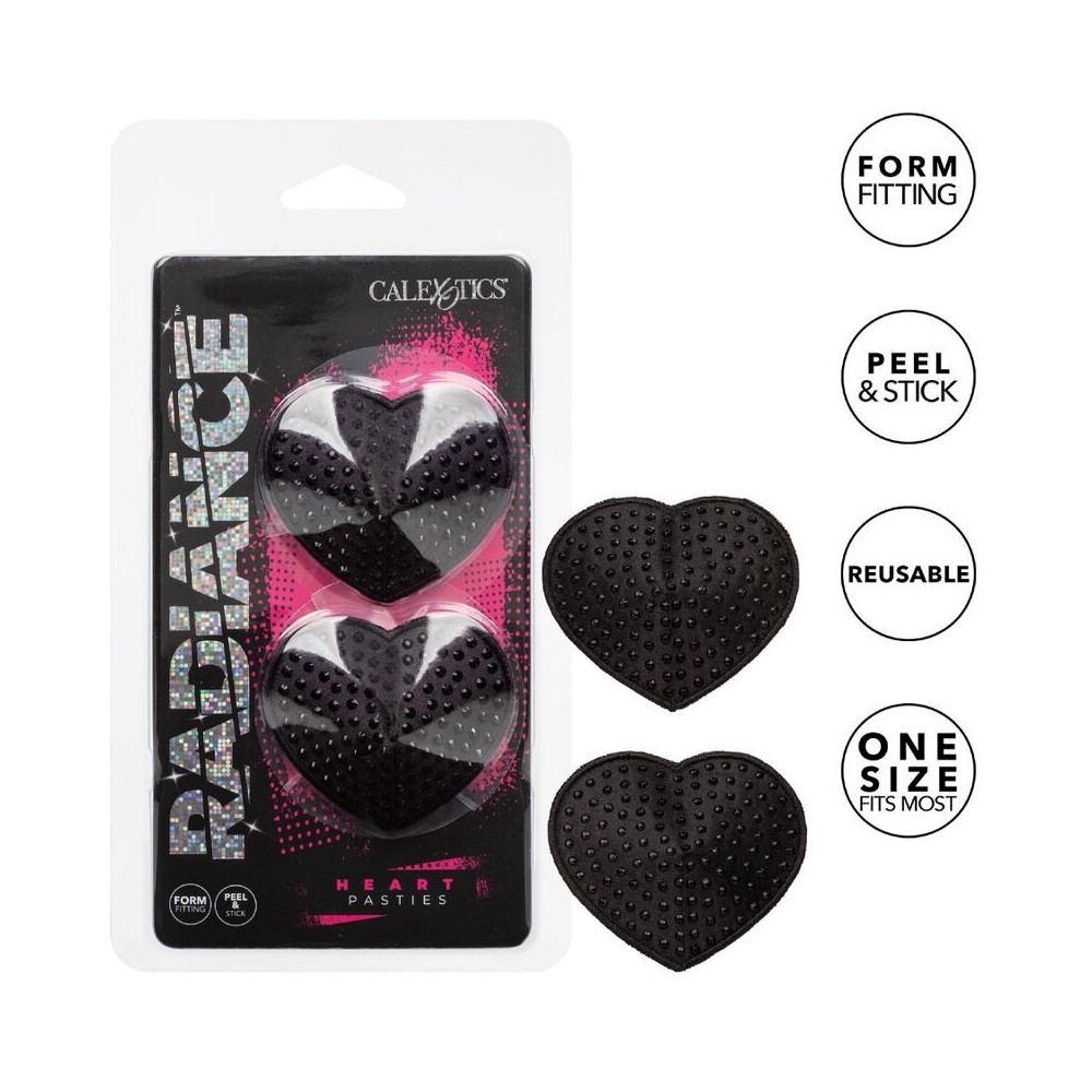 CALEXOTICS - RADIANCE BOUCLIERS-MALINS BIJOU EN FORME DE COEUR