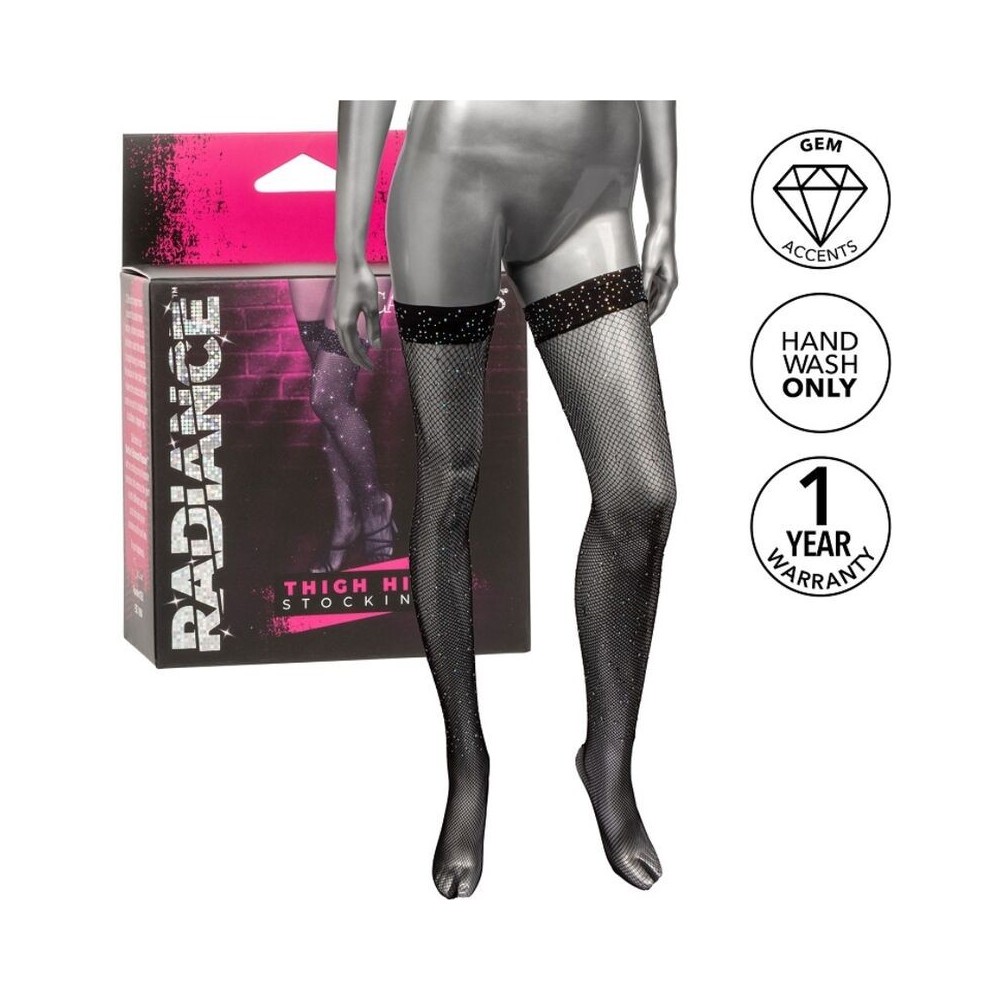 CALEXOTICS - RADIANCE THIGH HIGH STOCKINGS RHINE