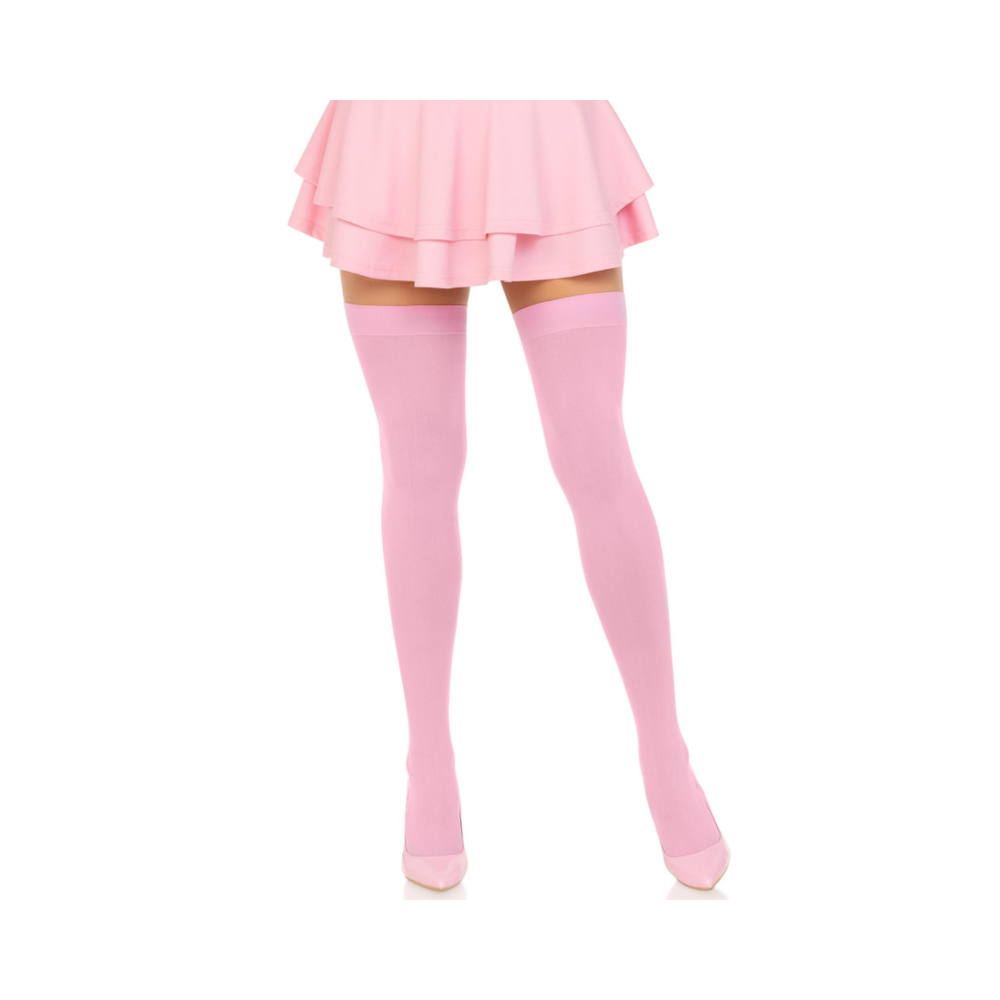 LEG AVENUE - COXAS NYLON ROSA