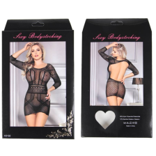 QUEEN LINGERIE - VESTIDO CORPO NET S/L