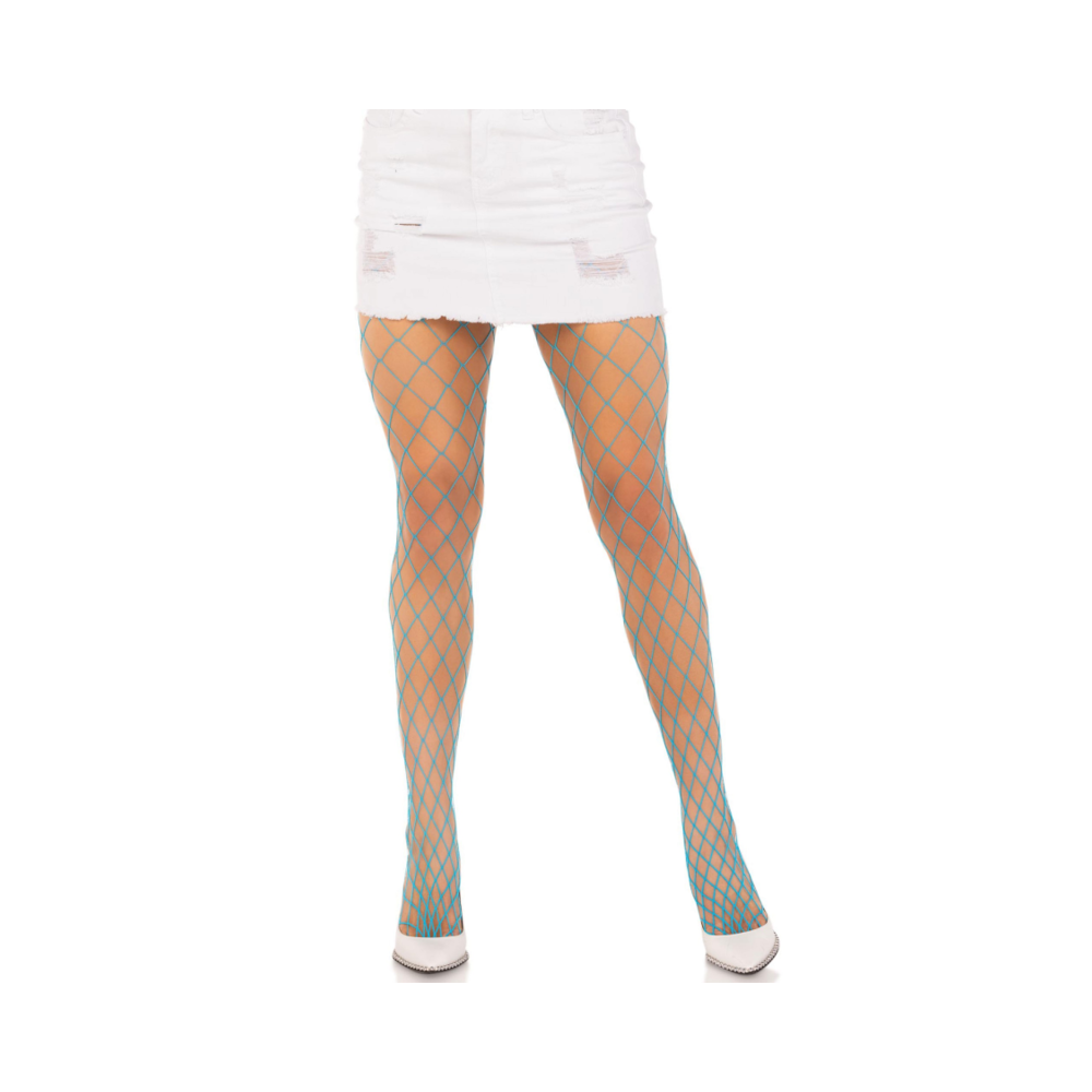 LEG AVENUE - COLLANT A RETE DIAMANTE BLU