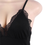 SUBBLIME - BLACK FLORAL LACE DETAIL TEDDY L/XL