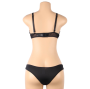 SUBBLIME - SET OF TWO PIECES TRANSPARENCY BRA AND STRIPS S/M
