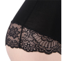 SUBBLIME - TEDDY DÉTAIL DENTELLE FLORALE NOIR S/M