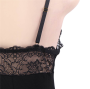 SUBBLIME - ORSACCHIOTTO CON DETTAGLI IN PIZZO FLOREALE NERO S/M