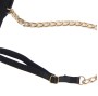 SUBBLIME - BLACK CHAIN SUSPENDERS BODYSUIT S/M