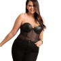 SUBBLIME - SCHWARZER BODY MIT KETTEN-HOSENTRGERN L/XL