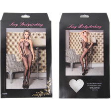 QUEEN LINGERIE - BODYSTOCKING HALTER COU S/L