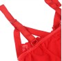 SUBBLIME - TEDDY WITH GARTER STRAP DETAIL CHEST RED S/M