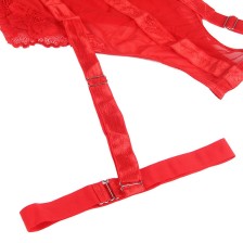 SUBBLIME - ORSACCHIOTTO CON REGGERA DETTAGLIO PETTO ROSSO S/M