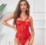 SUBBLIME - ORSACCHIOTTO CON REGGERA DETTAGLIO PETTO ROSSO S/M