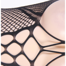 QUEEN LINGERIE - BODYSTOCKING CON SCOLLO ALLACQUA E SCHIENA APERTA S/L