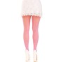 LEG AVENUE - BAS AVEC OUVERTURES COEUR & NOEUDS ROSE