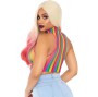 LEG AVENUE - HAUT EN FILET MULTICOLORE