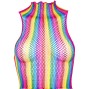 LEG AVENUE - HAUT EN FILET MULTICOLORE