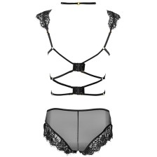 LIVCO CORSETTI FASHION - PALMENOM LC 90614 BH + PANTY SCHWARZ L/XL