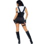 LEG AVENUE - COSTUME SEXY SWAT OFFICIAL BLACK S/M