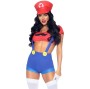LEG AVENUE - SEXY COSTUME MARIO BROS RED/BLUE S