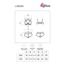 LIVCO CORSETTI FASHION - LINERA PER LA COLLEZIONE SENSES REGGISENO + SLIP NERO