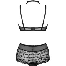 LIVCO CORSETTI FASHION - LINERA FOR THE SENSES COLLECTION BRA + PANTY BLACK L/XL