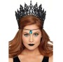 LEG AVENUE - COURONNE AVEC PAILLETTES ET BIJOUX NOIR