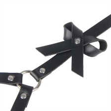 SUBBLIME - LEATHER WAIST AND LEG HARNESS BLACK ONE SIZE