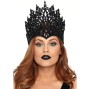 LEG AVENUE - CROWN WITH GLITTER AND JEWEL BLACK