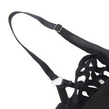 SUBBLIME - 954055 SEXY SPITZEN-BODY SCHWARZ S/M