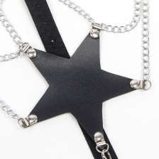 SUBBLIME - FULL BODY HARNESS WITH STAR CHAINDETAIL ONE SIZE