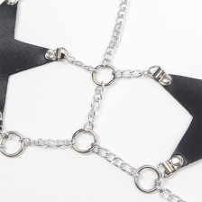 SUBBLIME - FULL BODY HARNESS WITH STAR CHAINDETAIL ONE SIZE