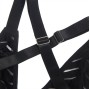 SUBBLIME - 954147 BODY MIT STRUMPFGÜRTEL SCHWARZ S/M