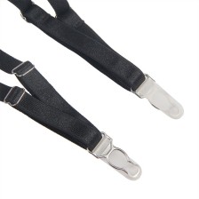 SUBBLIME - 954147 BODY MIT STRUMPFGÜRTEL SCHWARZ S/M