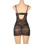 SUBBLIME - 954185 BABYDOLL DE RENDA COM ALÇAS AJUSTÁVEIS PRETO S/M