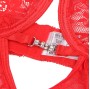 SUBBLIME - 954215 BABYDOLL IN PIZZO CON SPALLINE REGOLABILI ROSSO L/XL