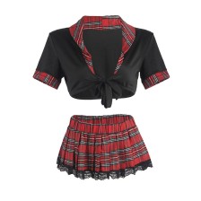 SUBBLIME - COSTUME SEXY DA SCUOLA CON TOP L/XL