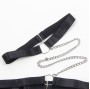 SUBBLIME - 954390 SEXY BODY MIT STRUMPFGÜRTEL SCHWARZ L/XL