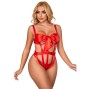 SUBBLIME - 954475 SEXY OPENWORK BODY WITH BOW RED L/XL