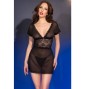 CHILIROSE - CR 4830 BABYDOLL NERO XL